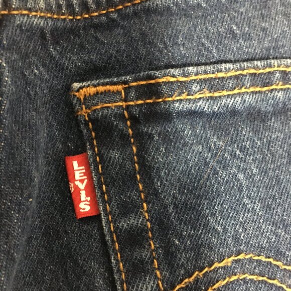 LEVIS Premium BIG E Woman Wedgie 27 Jean High Waist Straight Inseam28 Buttonfly - Picture 6 of 12